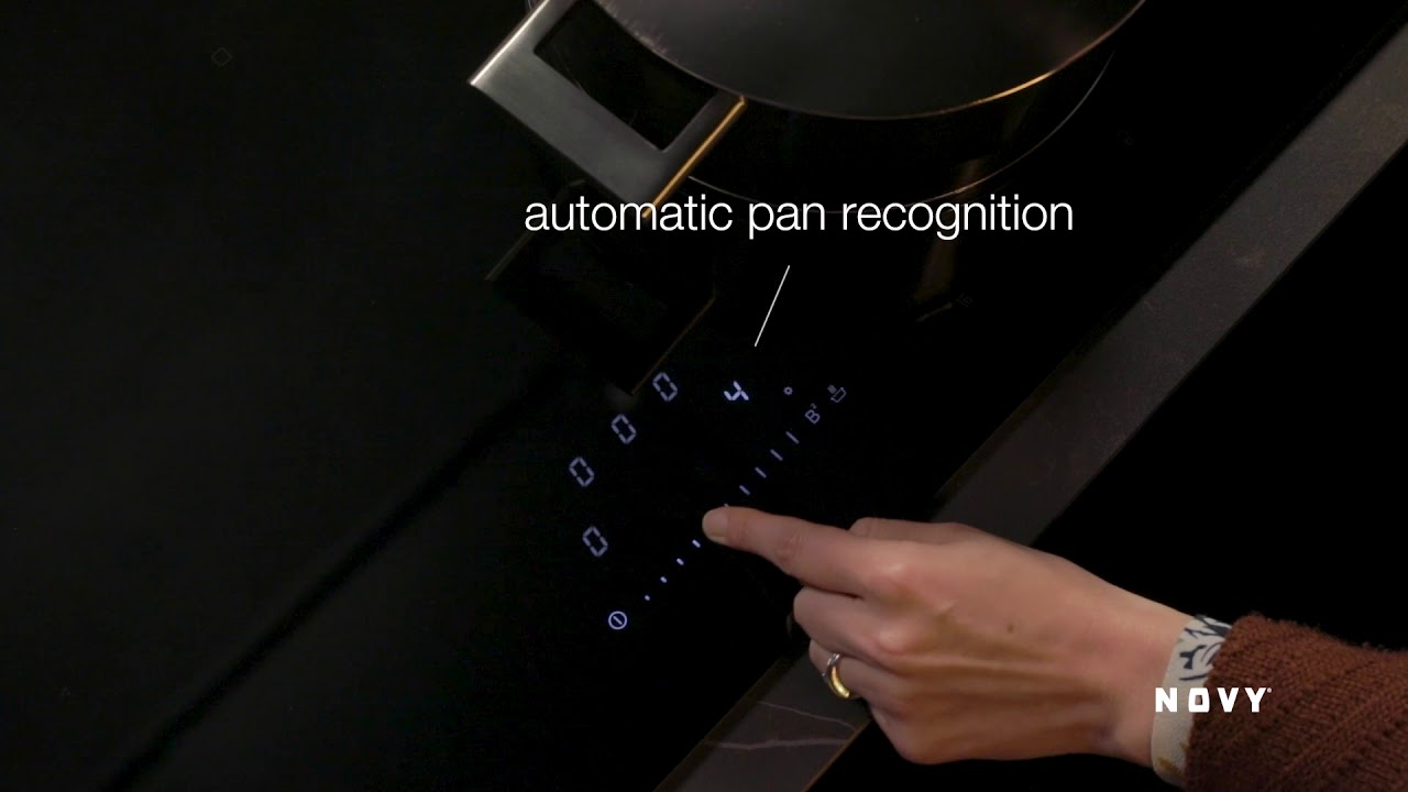 The Novy induction hob: how does automatic pan recognition work