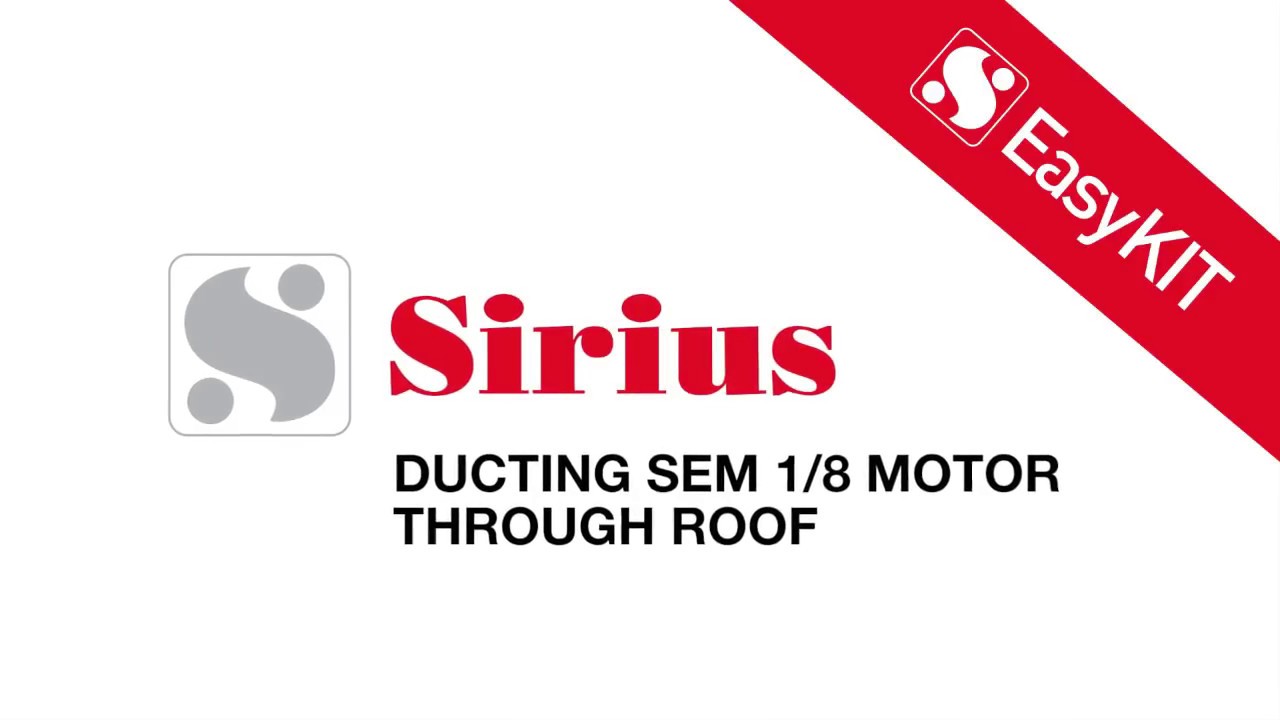 Sirius SEM1 & SEM8 Ducting Motor
