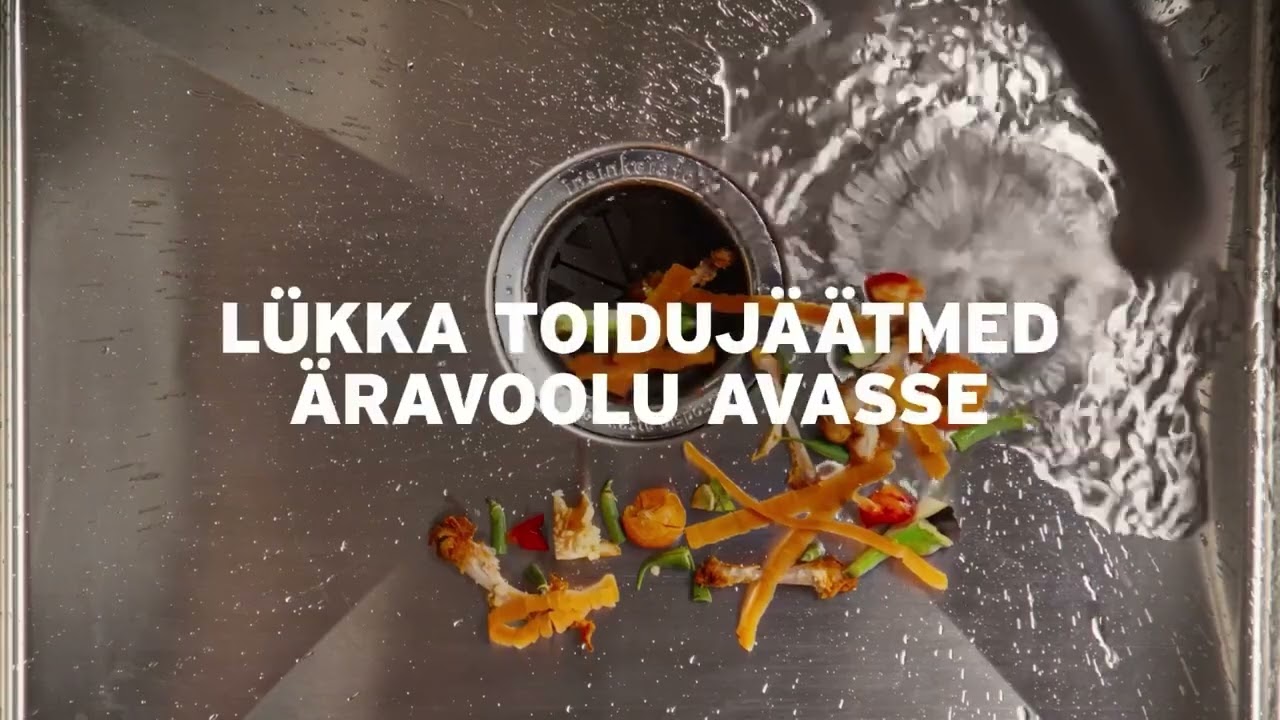 Jäätmepurustaja – köögihunt InSinkErator