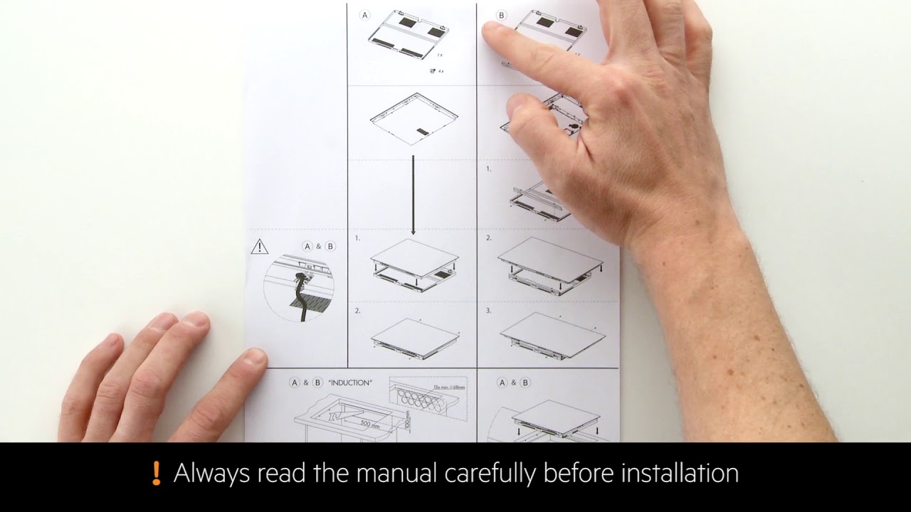 AEG klaaskeraamilise pliidiplaadi paigaldus