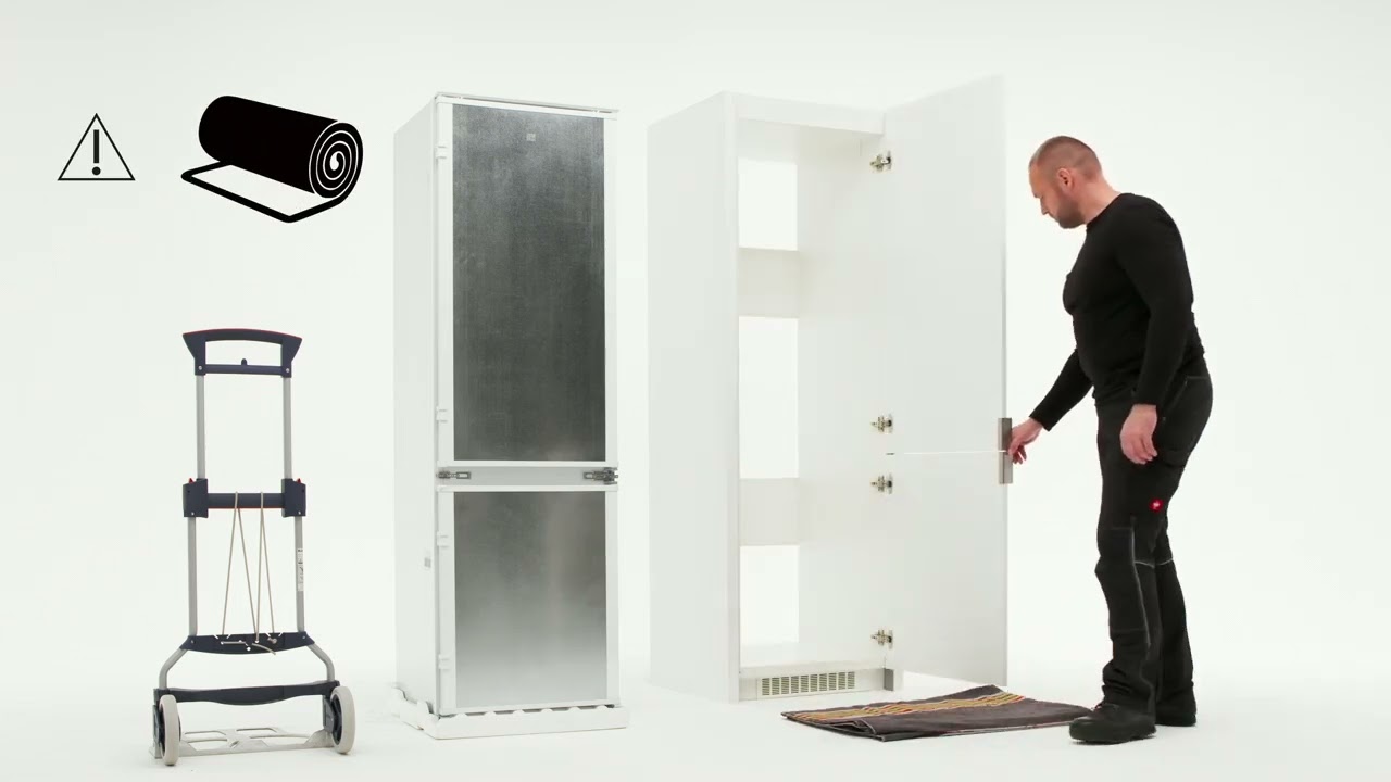 Electrolux integreeritava külmiku paigaldus