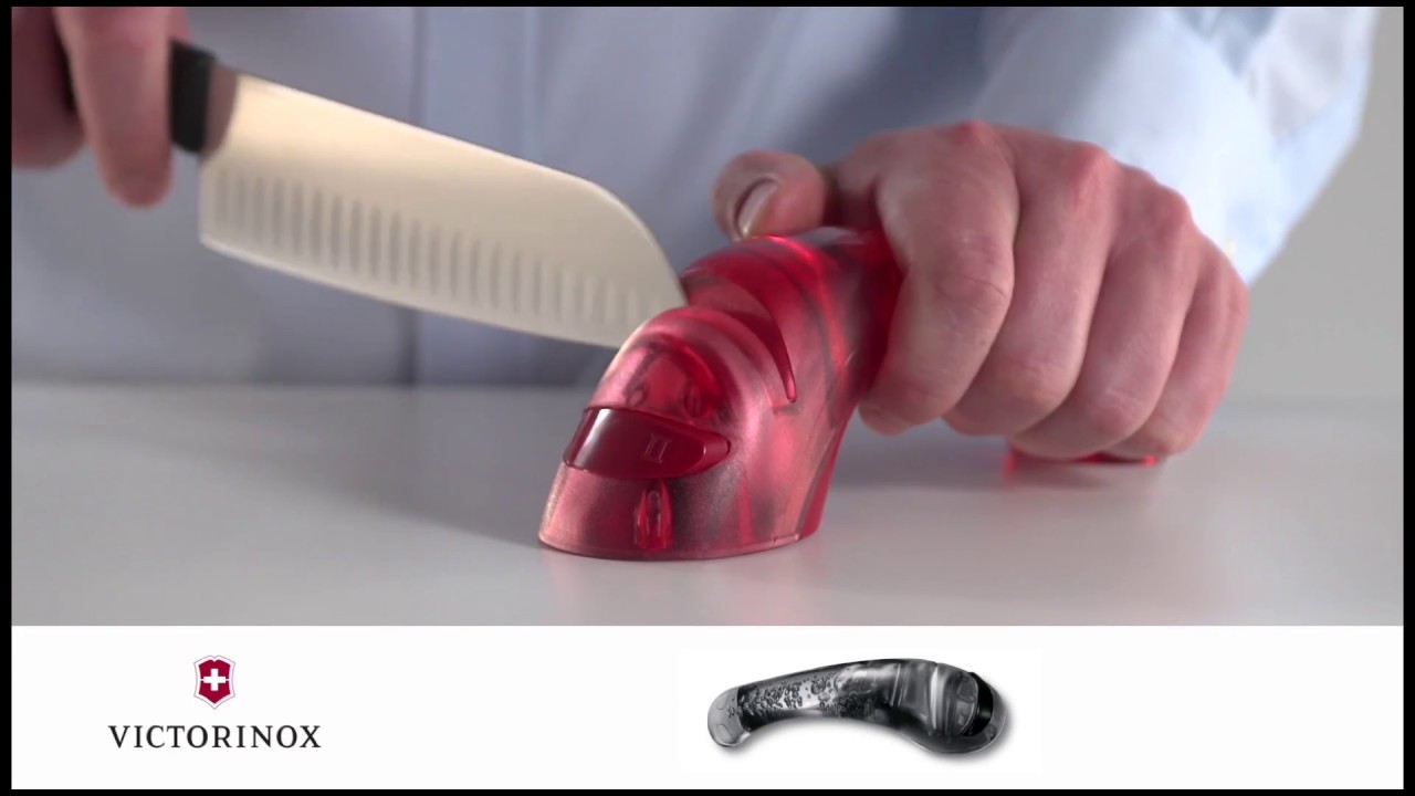 7 8721 Knife Sharpener with ceramic rolls, 2 levels