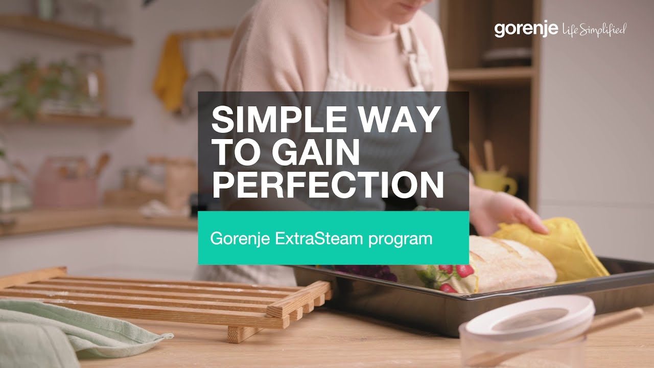 How it works • Gorenje •  OptiBake ovens • ExtraSteam
