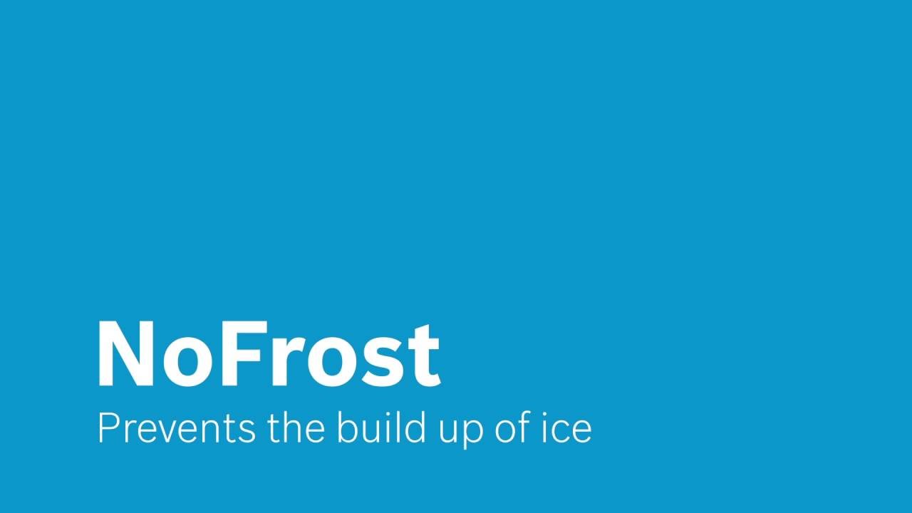 Say goodbye to manual defrosting with Bosch NoFrost