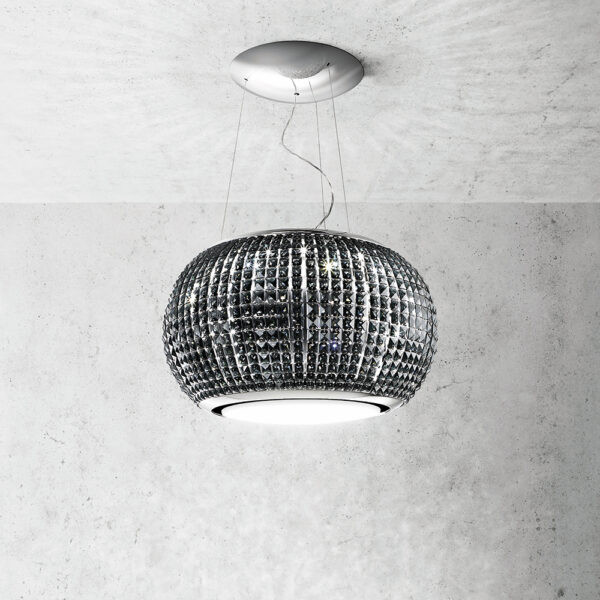 Õhupuhasti Elica INTERSTELLAR BL/F/65 must klaas