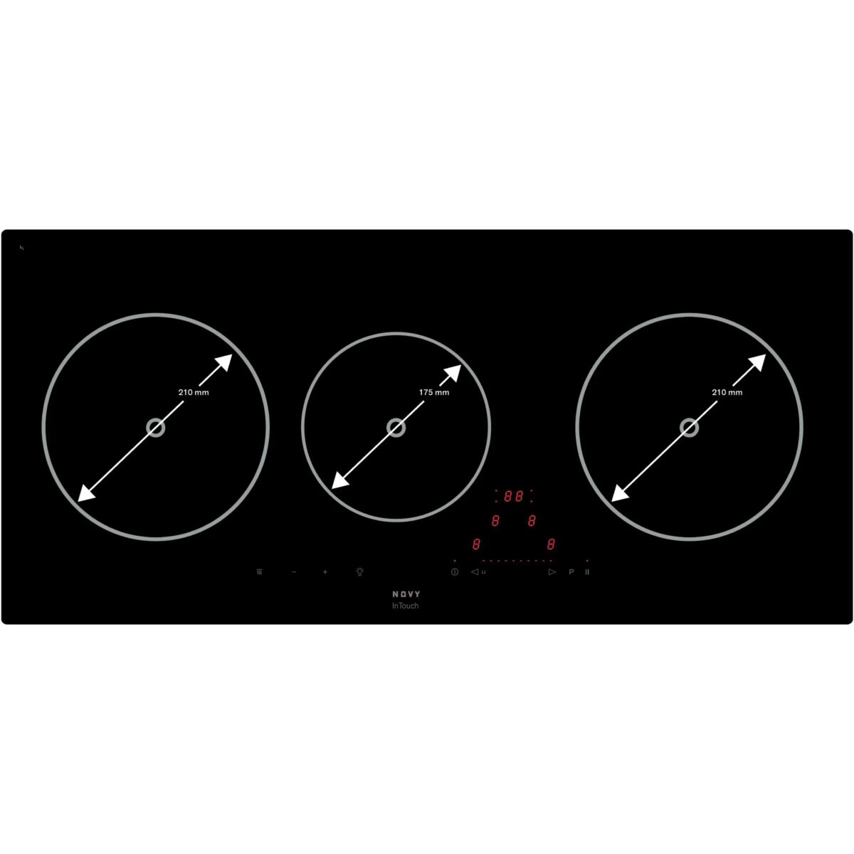 Induktsioonpliidiplaat NOVY Comfort 1757 raamita - Image 2