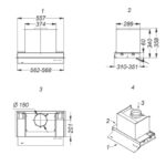 Integreeritav õhupuhasti Novy Fusion Pro 8710 antratsiit