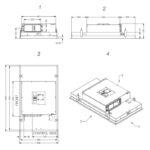 Laekinnitusega õhupuhasti Novy Pure’line Compact 6811