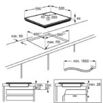 AEG induktsioonpliidiplaadi paigaldus slimfit