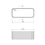 Ventilatsioonitoru ELICA KIT0121001 horisontaalne liitmik valge plastik - Image 2