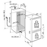 Integreeritav külmik-sügavkülmik Liebherr ICBNdi 5183
