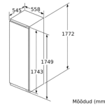 Integreeritav jahekapp Bosch