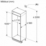 Integreeritav külmik-sügavkülmik Bosch KBN96SDD0 - Image 8