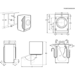 Integreeritav pesumasin-kuivati AEG L7WBE68SI
