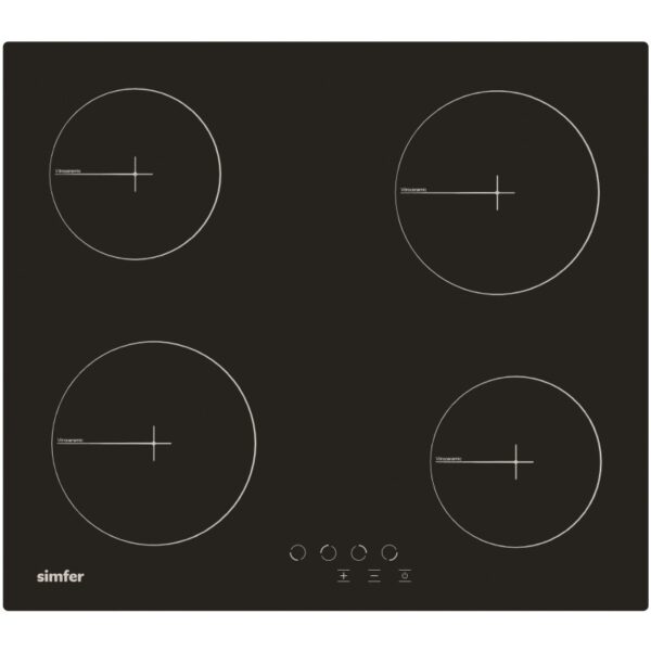 Klaaskeraamiline pliidiplaat Simfer H6.040.DECSP