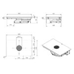 Pliidiplaat koos õhupuhastiga BORA X PURE PURA joonis