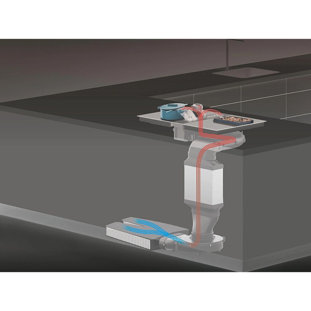 Pliidiplaat koos õhupuhastiga BORA X PURE siseringlus