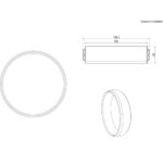 Ventilatsioonitoru liitmik ümar plastik AEG M2CKCF08