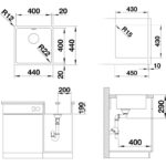 BLANCO ANDANO 400-IF roostevaba valamu - Image 5