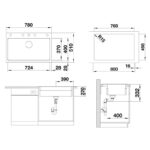 BLANCO ETAGON 8 valamu joonis