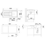 BLANCO ZIA 6 S valamu joonis