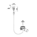 BLANCO juhtnupp InFino äravoolusüsteemile