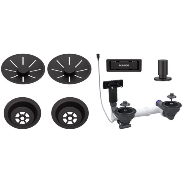 BLANCO InFino kaks äravoolukomplekti nupuga avatav 207442