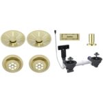 BLANCO InFino kaks äravoolukomplekti nupuga avatav 207443