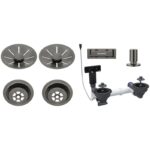 BLANCO InFino kaks äravoolukomplekti nupuga avatav 207444