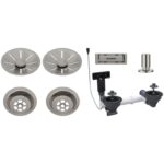 BLANCO InFino kaks äravoolukomplekti nupuga avatav 207445