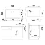 BLANCO SUBLINE 700-U valamu - Image 9