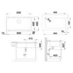 BLANCO SUBLINE 800-U valamu - Image 11