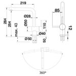 BLANCO LINUS-F kroom köögisegisti 514025 joonis