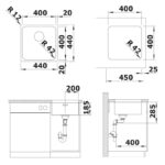 BLANCO SOLIS 400-U roostevaba valamu - Image 4