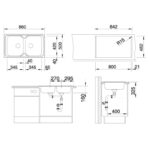 BLANCO TIPO 8 roostevaba valamu - Image 3