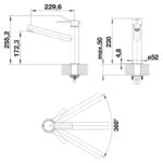 BLANCO AMBIS köögisegisti 523118 joonis