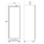 Scandomestic vitriinkülmik DC389BD
