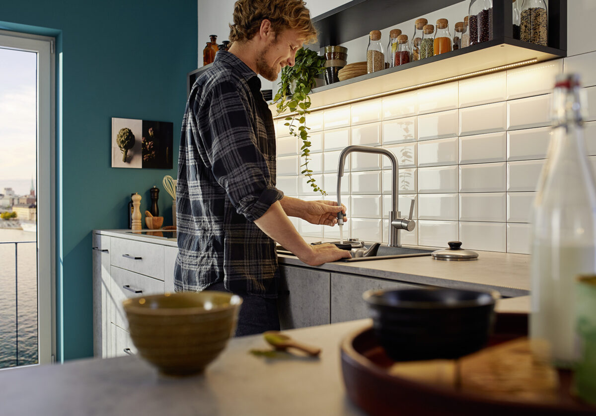 BLANCO JANDORA-S köögisegisti harjatud roostevaba teras - Image 3