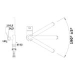 BLANCO JANDORA-S köögisegisti harjatud roostevaba teras - Image 6