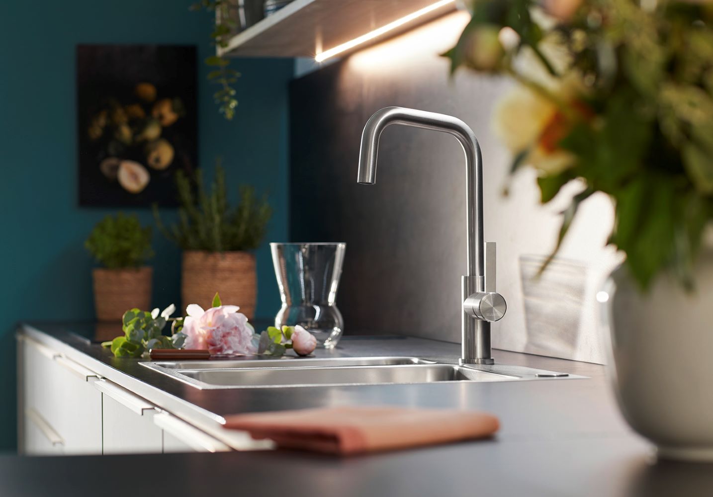 BLANCO JANDORA köögisegisti harjatud roostevaba teras 526615