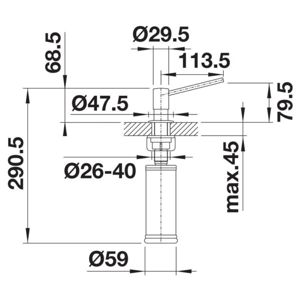 BLANCO TORRE seebidosaator joonis