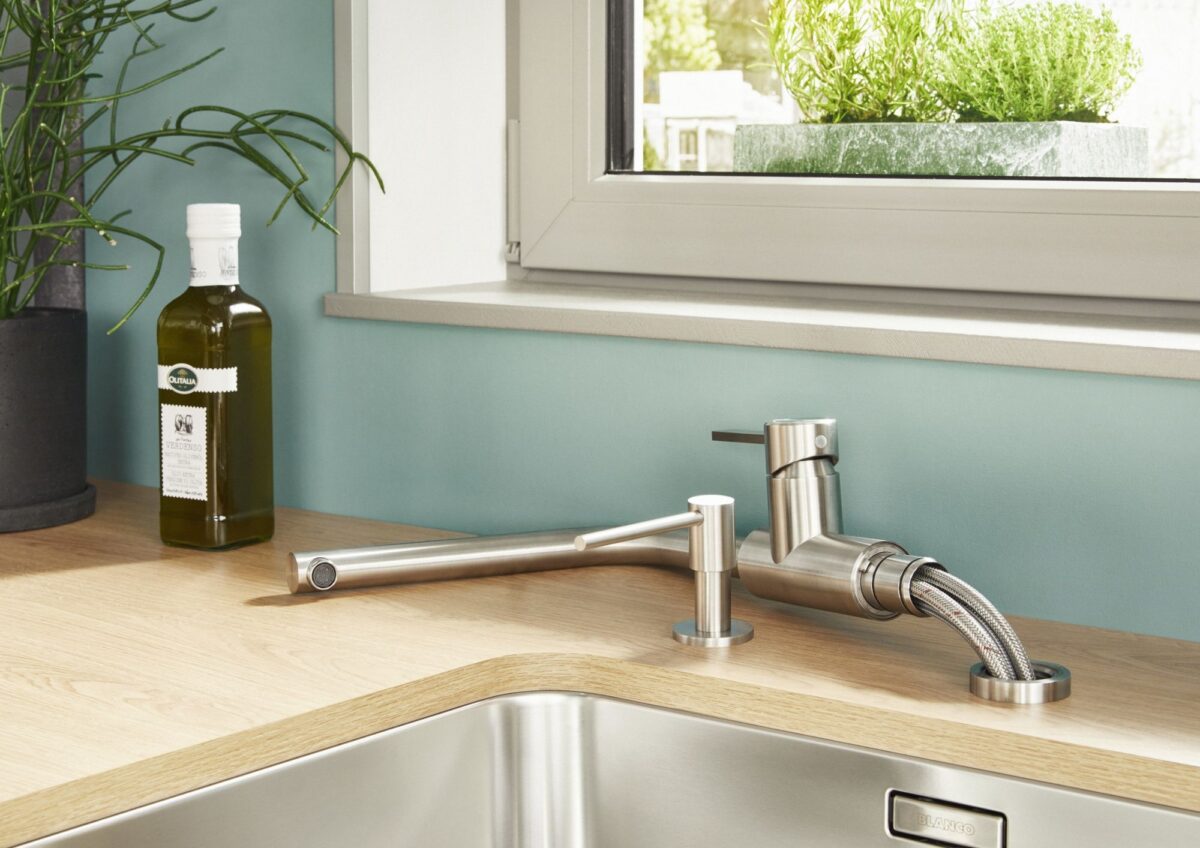 BLANCO LANORA-F köögisegisti harjatud roostevaba teras 526179