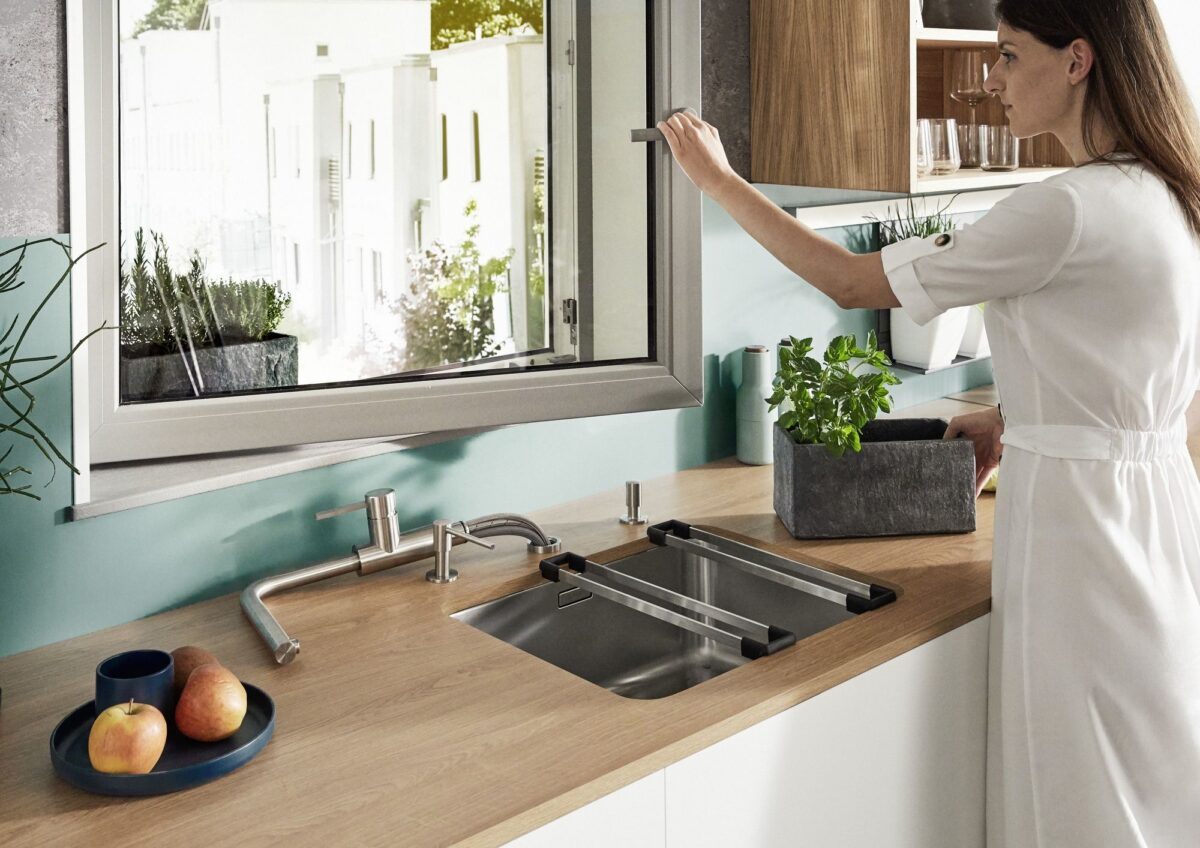 BLANCO LANORA-F köögisegisti harjatud roostevaba teras 526179