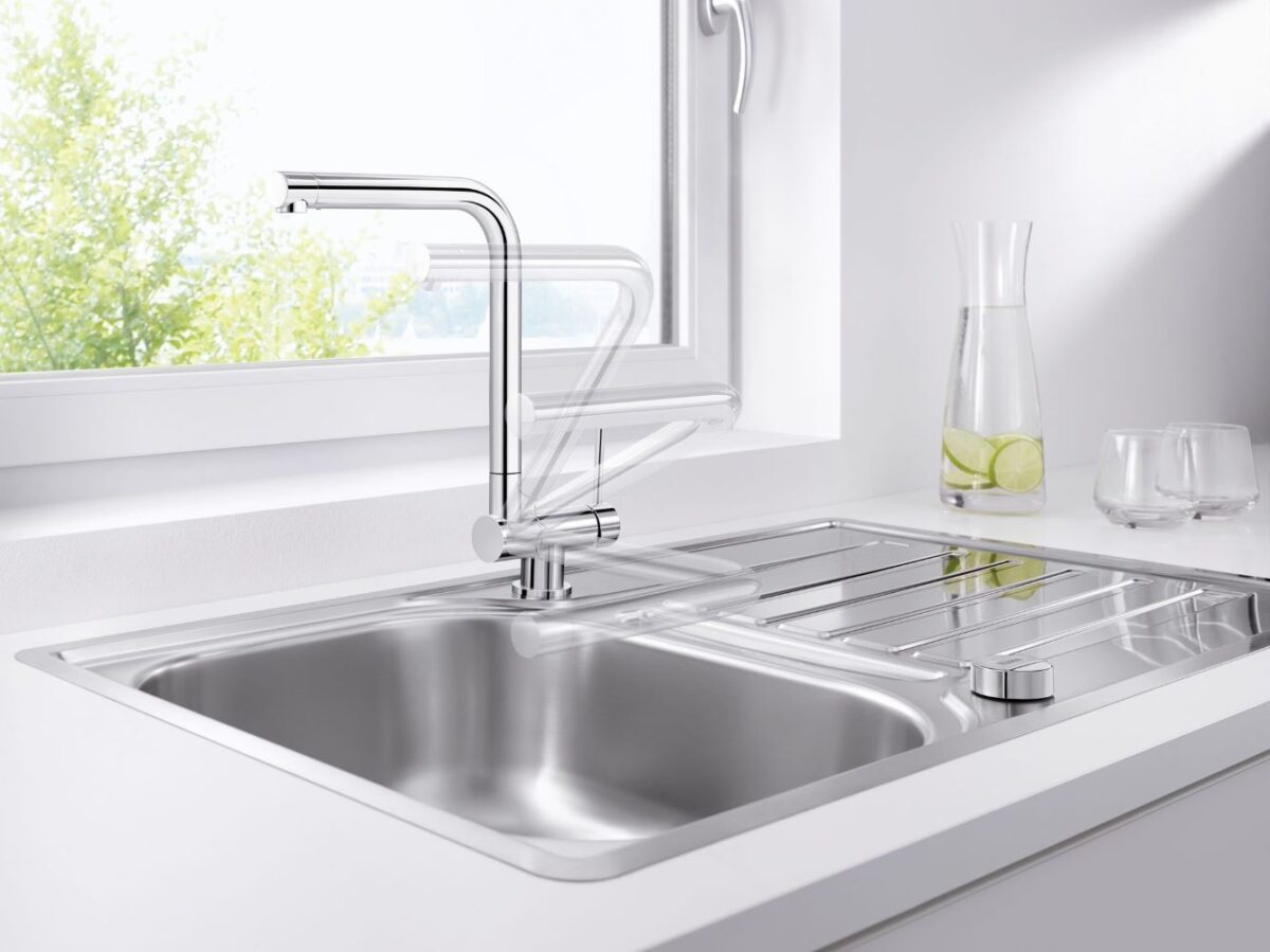 BLANCO LARESSA-F köögisegisti kang paremal kroom - Image 4
