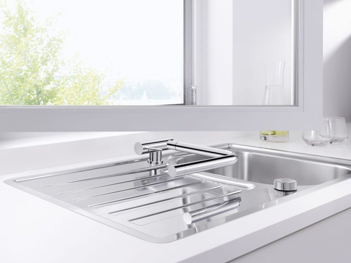 BLANCO LARESSA-F köögisegisti kang vasakul kroom - Image 6
