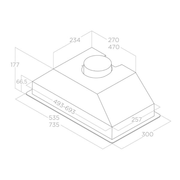 Integreeritav õhupuhasti ELICA ERA