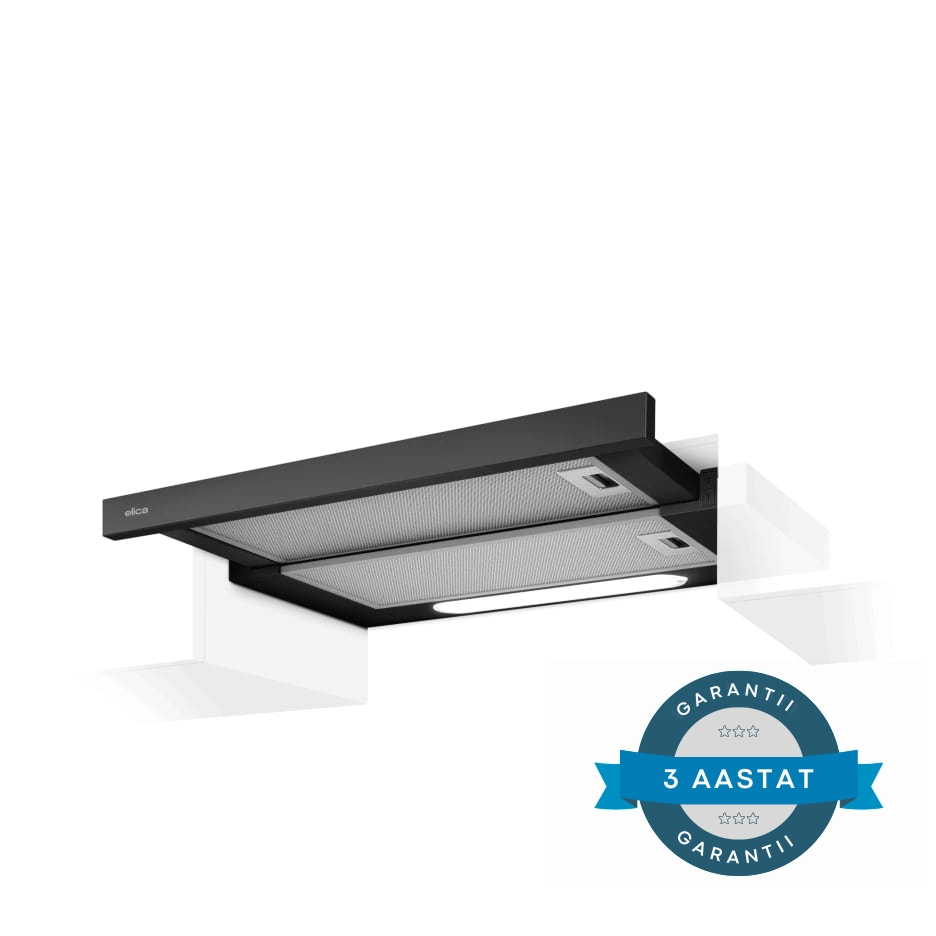 Õhupuhasti Elica TT14 LUX BLA50 must Õhupuhasti Elica TT14 LUX BLA50 must