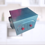 Väline õhupuhasti läbivoolumootor sisetingimustesse ETS1