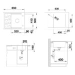 BLANCO ELON 45 S valamu joonis