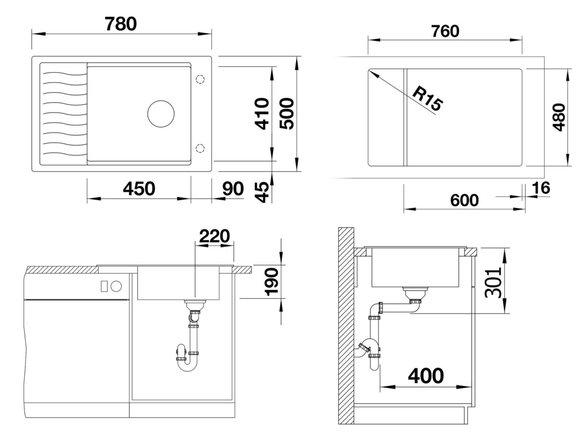 BLANCO ELON XL 6 S valamu - Image 11